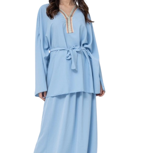 Ensemble jupe et tunique d'été
