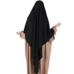 Khimar en tissu jazz