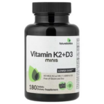 Vitamines D3 k2, 180 mini comprimés