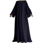 Abaya large et bouffante en jazz